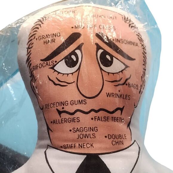 Retirement Voodoo 14" Plush Doll with Pins New in Pkg - Picture 4 of 5